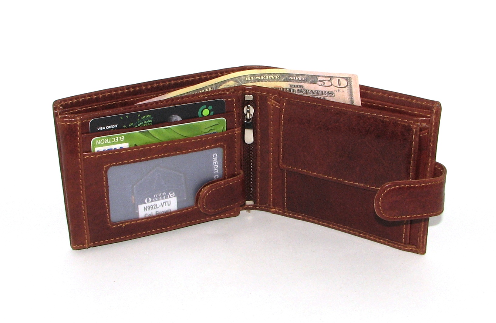 Кошелек мужской Buffalo Wild N992L-VTU BROWN Кошелек мужской Buffalo Wild N992L-VTU BROWN